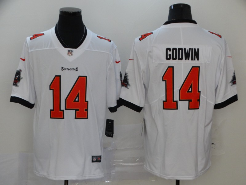 Men Tampa Bay Buccaneers 14 Godwin white New Nike Limited Vapor Untouchable NFL Jerseys